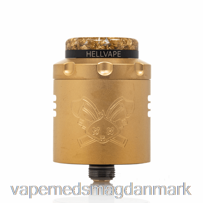 Vape Med Smag Hellvape Dead Rabbit V3 24mm Rda [6th Anni] Guld Sort